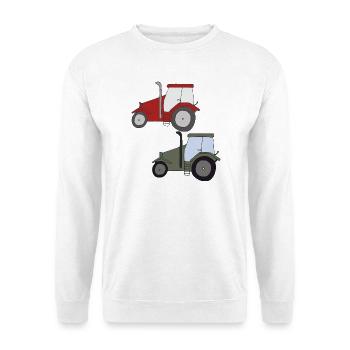 Meet Tractor - Unisex Sweatshirt - white - Front