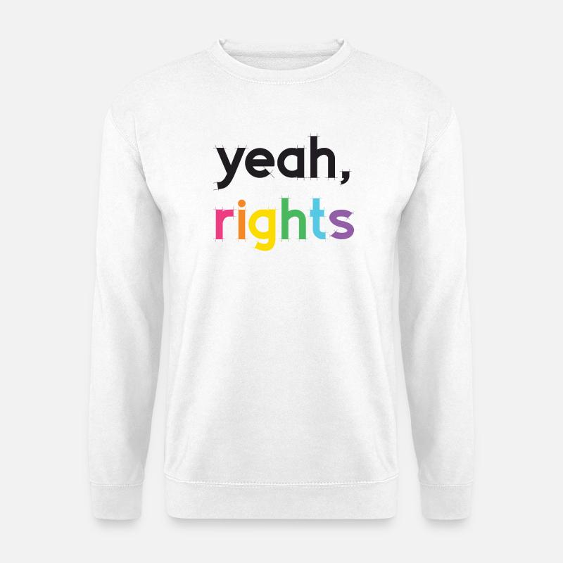 Pride Month LGBT - ja, Rechte - Unisex Pullover - Weiß