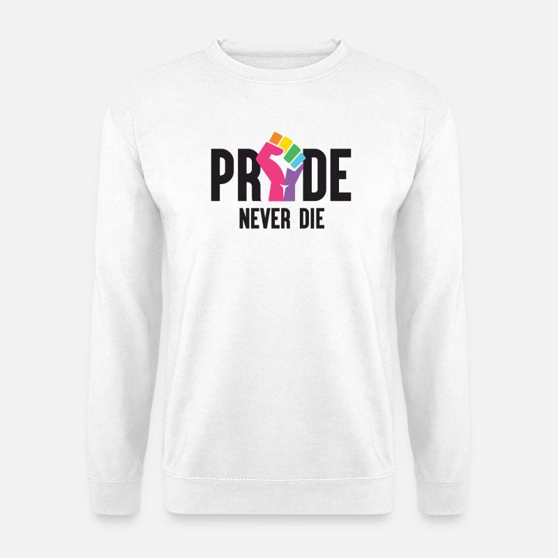 Pride Month LGBT - Pride Never Die - Unisex Pullover - Weiß
