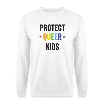 Mois de la fierté LGBT - Protégez les enfants queer - Sweat-shirt Unisexe - blanc - Devant
