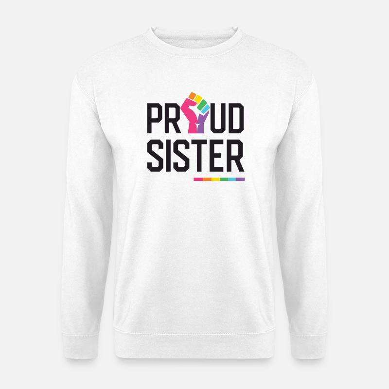 LGBT Pride Month - Stolze Schwester - Unisex Pullover - Weiß