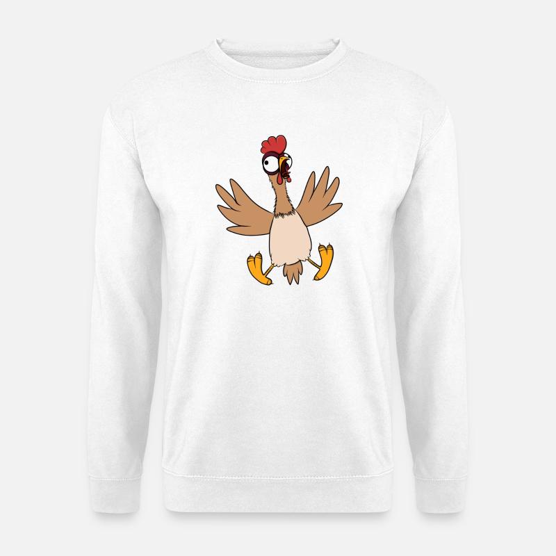 Chicken - Unisex Sweatshirt - white