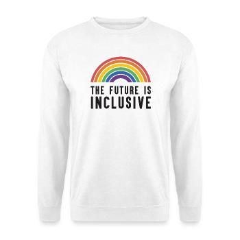 Pride Month LGBT - Die Zukunft ist inklusiv - Unisex Pullover - Weiß - Vorne