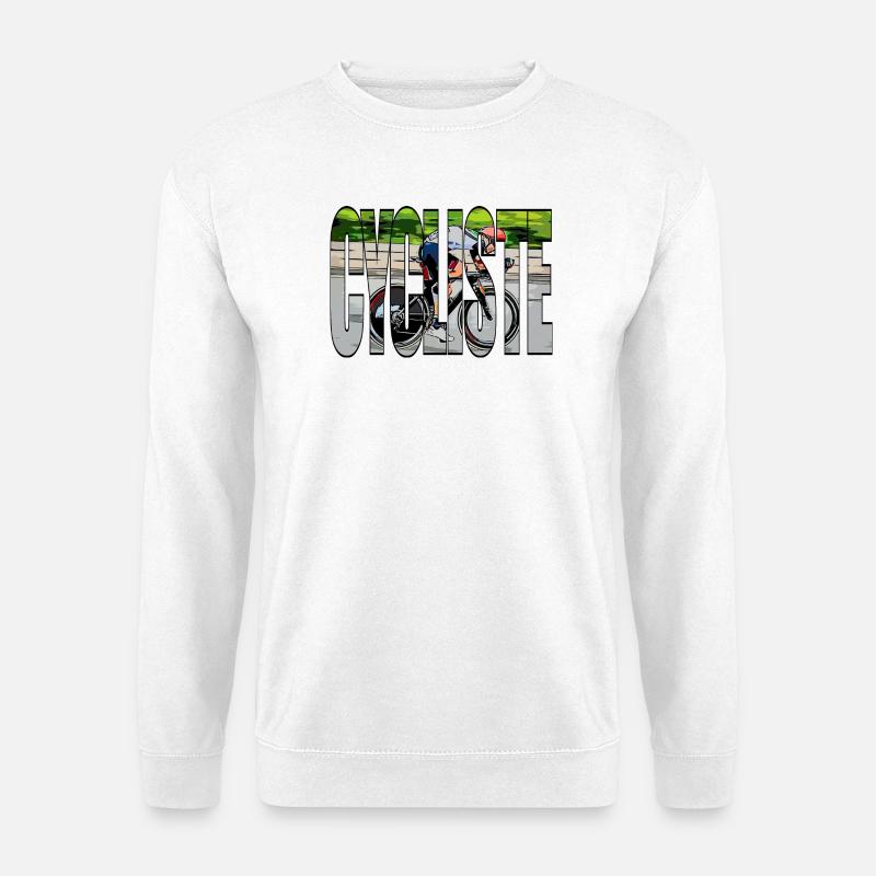 RADFAHRER - Unisex Pullover - Weiß