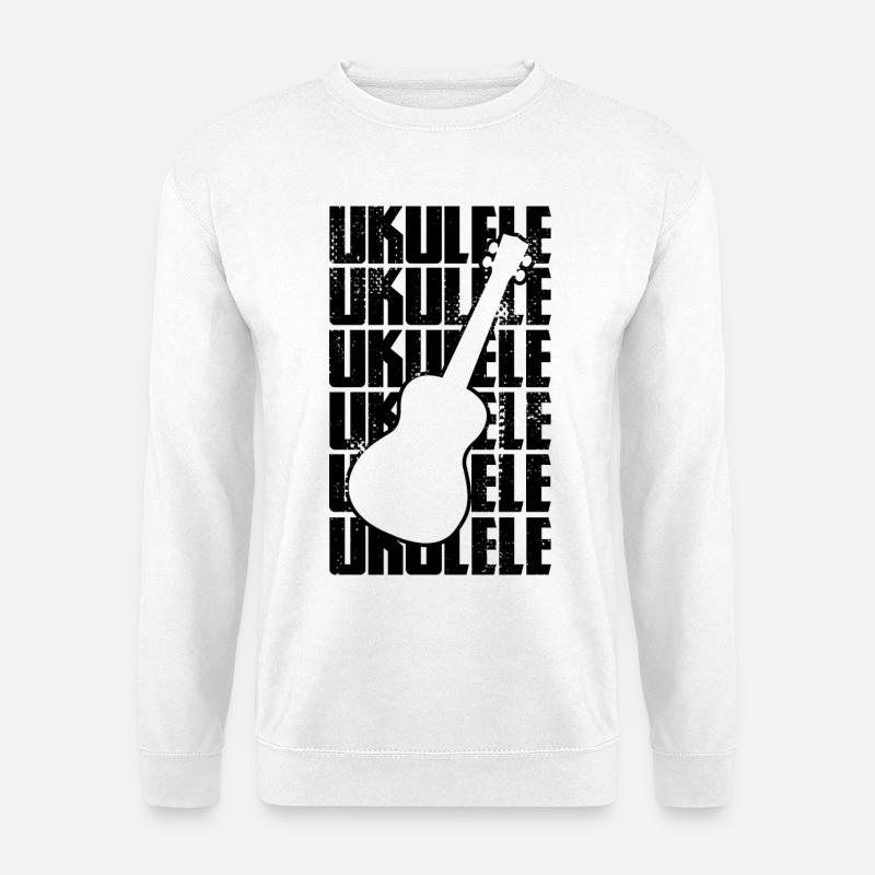 Ukulele Musik - Unisex Pullover - Weiß