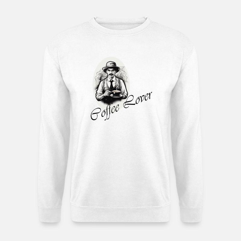 Coffee Lover - Unisex Pullover - Weiß