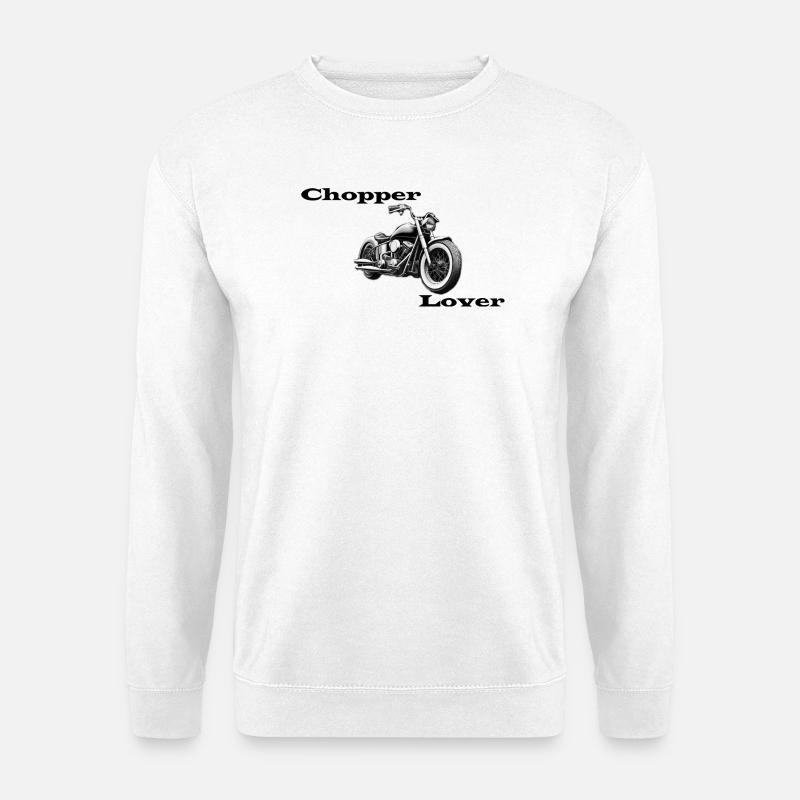 Chopper Lover - Unisex Pullover - Weiß