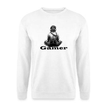 Gamer - Unisex Pullover - Weiß - Vorne