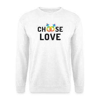 Pride Month LGBT - Liebe - Unisex Pullover - Weiß - Vorne