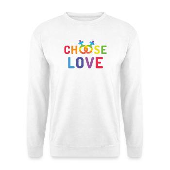 Pride Month LGBT - Liebe - Unisex Pullover - Weiß - Vorne