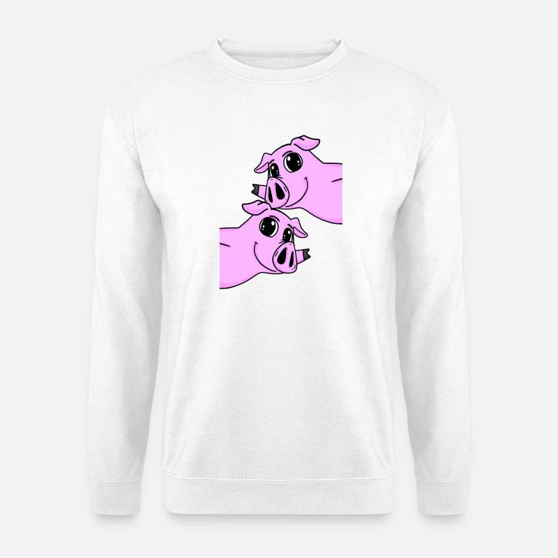 Cochons - Sweat-shirt Unisexe - blanc