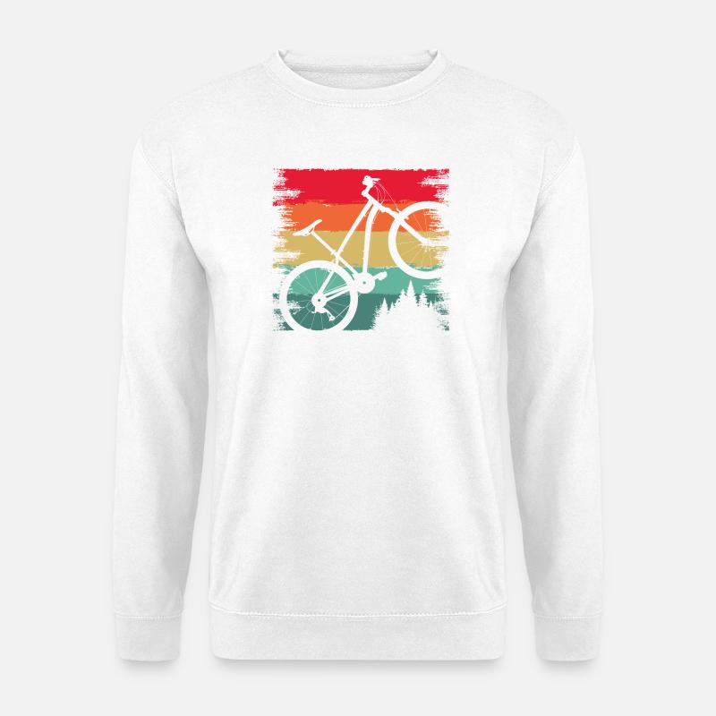 Rainbow Ride Fahrrad - Unisex Pullover - Weiß