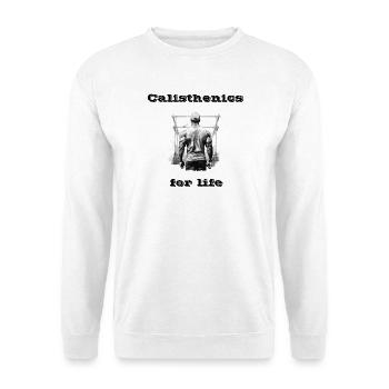 Gymnastique pour la vie - Sweat-shirt Unisexe - blanc - Devant