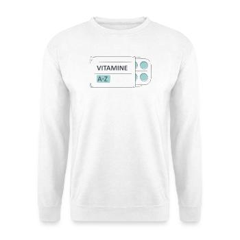 Medikamente Pillen Tabletten Packung - Unisex Pullover - Weiß - Vorne
