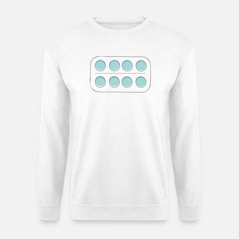 Medikamente Pillen Packung - Unisex Pullover - Weiß
