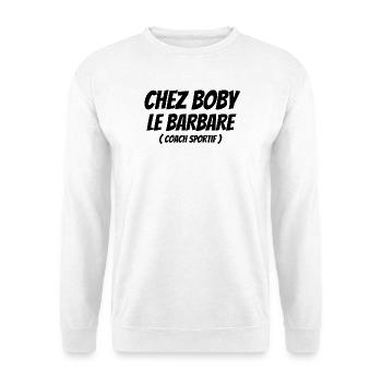 musculation, coach sportif, fitness - Sweat-shirt Unisexe - blanc - Devant