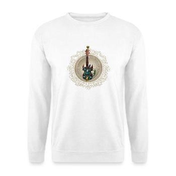Fantasy guitar - Unisex Sweatshirt - white - Front