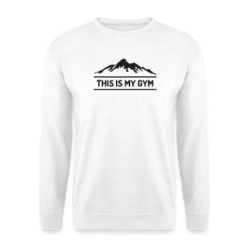 Trailrunning - Das ist mein Fitnessstudio - Unisex Pullover - Weiß - Vorne