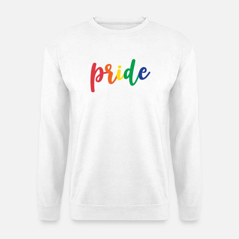Lebe mit Stolz - Unisex Pullover - Weiß