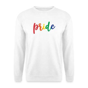 Vivez avec fierté - Sweat-shirt Unisexe - blanc - Devant
