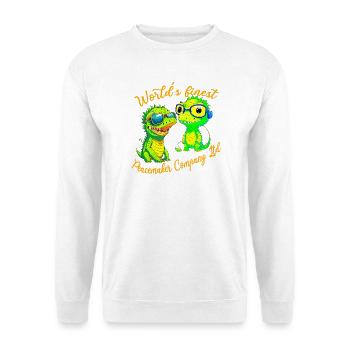 Krokodilbabys stiften Frieden - Unisex Pullover - Weiß - Vorne