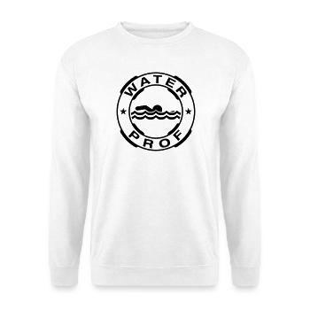 WaterProf - Unisex Pullover - Weiß - Vorne