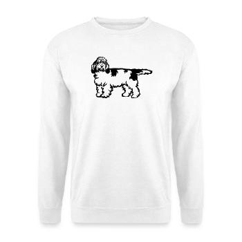 Petit Basset Griffon Vendeen - Sweat-shirt Unisexe - blanc - Devant