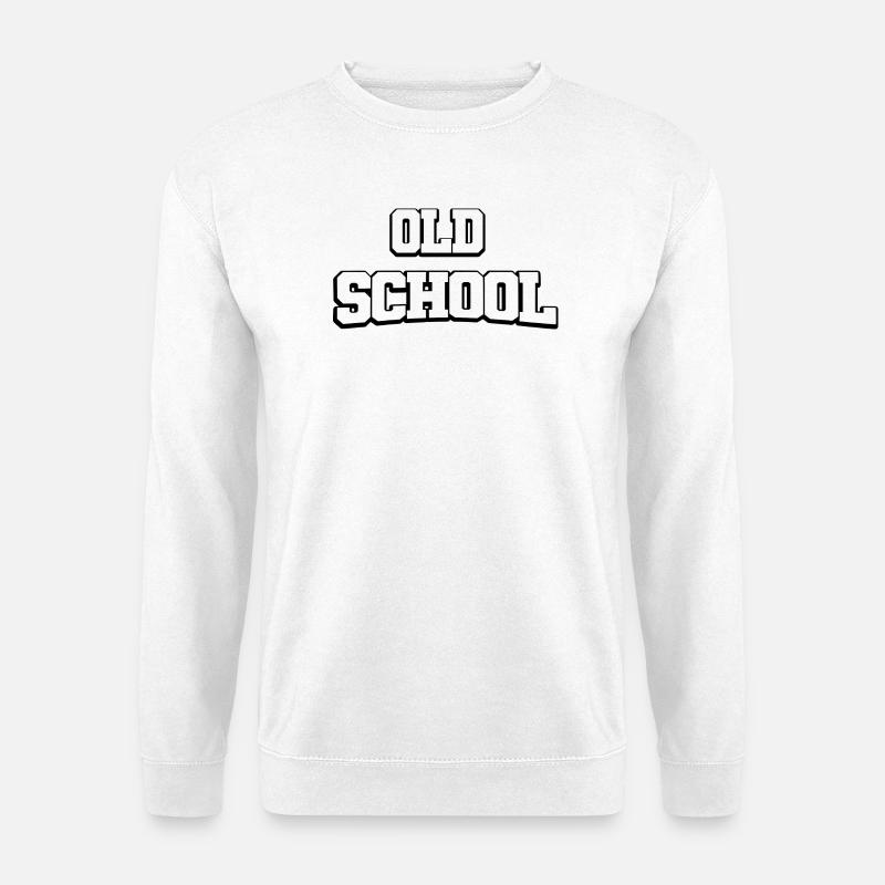 Old School Design - Unisex Sweatshirt - white