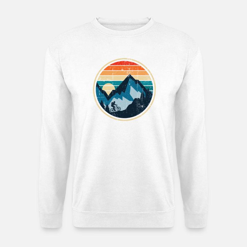 Sunset Ridge Mountain Ride - Unisex Pullover - Weiß