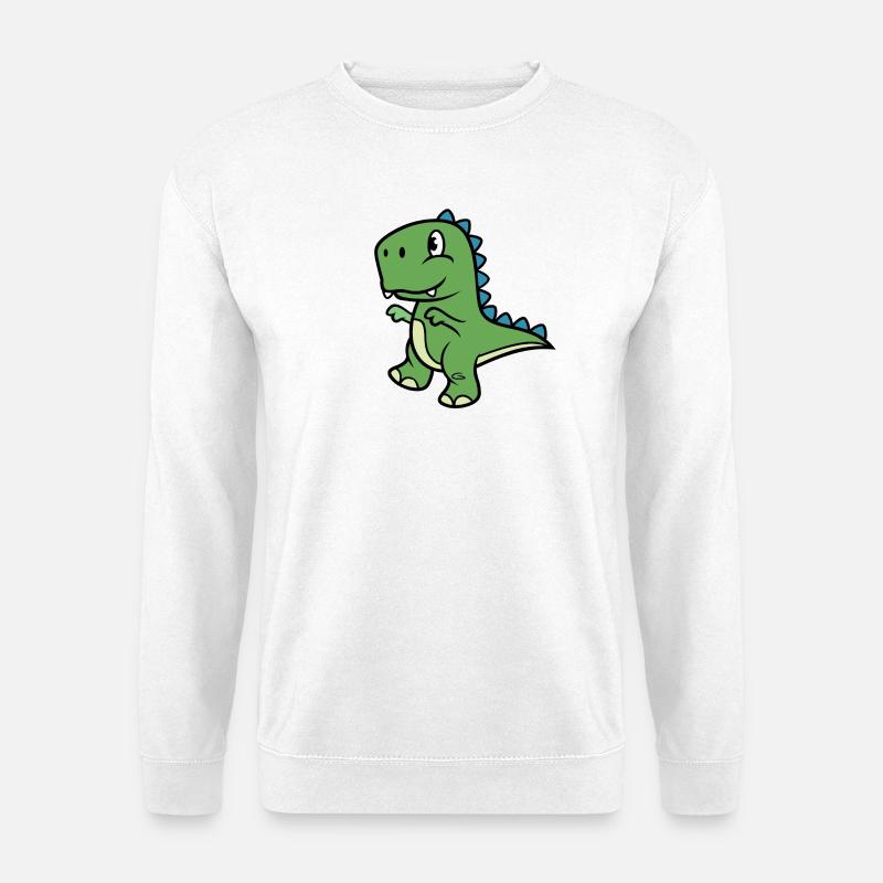 Dinosaurier T-Rex - Unisex Pullover - Weiß