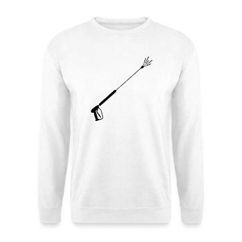 High-pressure sprayer façade cleaning 5 - Unisex Sweatshirt - white - Front