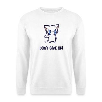 Manga Bande dessinée Anime Chat Déclaration Dessin animé - Sweat-shirt Unisexe - blanc - Devant