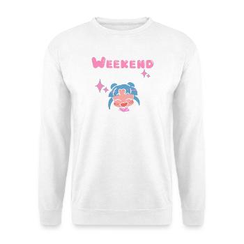 weekend - Sweat-shirt Unisexe - blanc - Devant