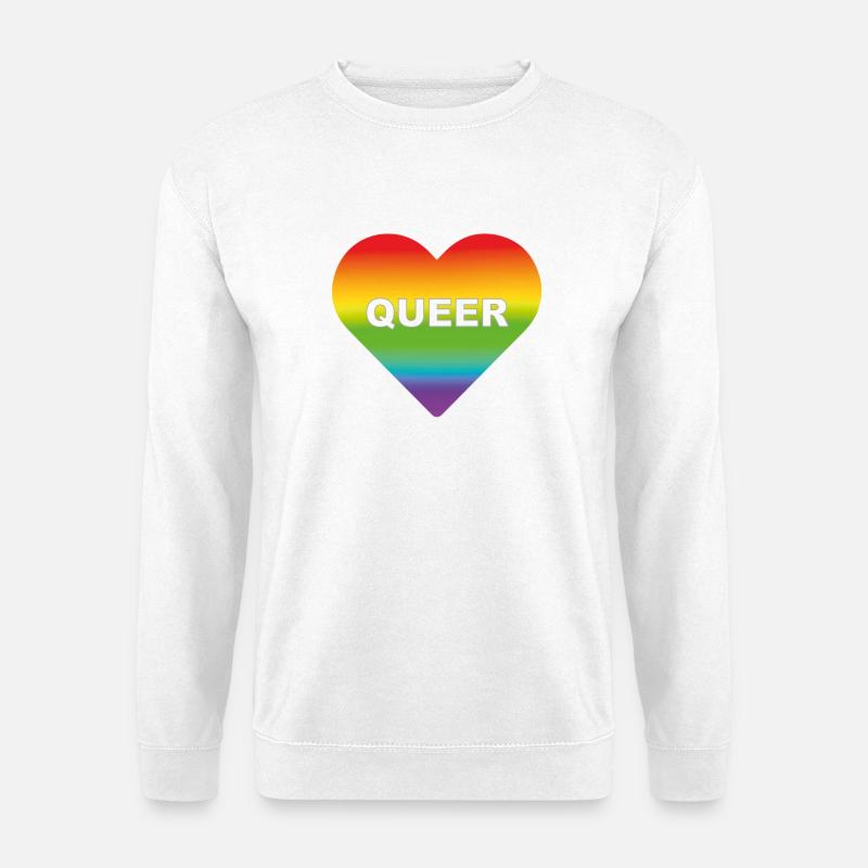 Queer Transgender sein - Unisex Pullover - Weiß