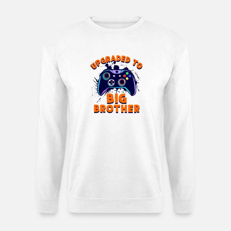 Großer Stolzer Bruder Statement Bruderherz - Unisex Pullover - Weiß