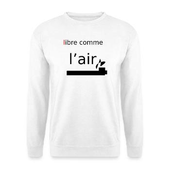 Nouveau projet - Sweat-shirt Unisexe - blanc - Devant