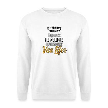 Egaux deviennent Van Life - Sweat-shirt Unisexe - blanc - Devant