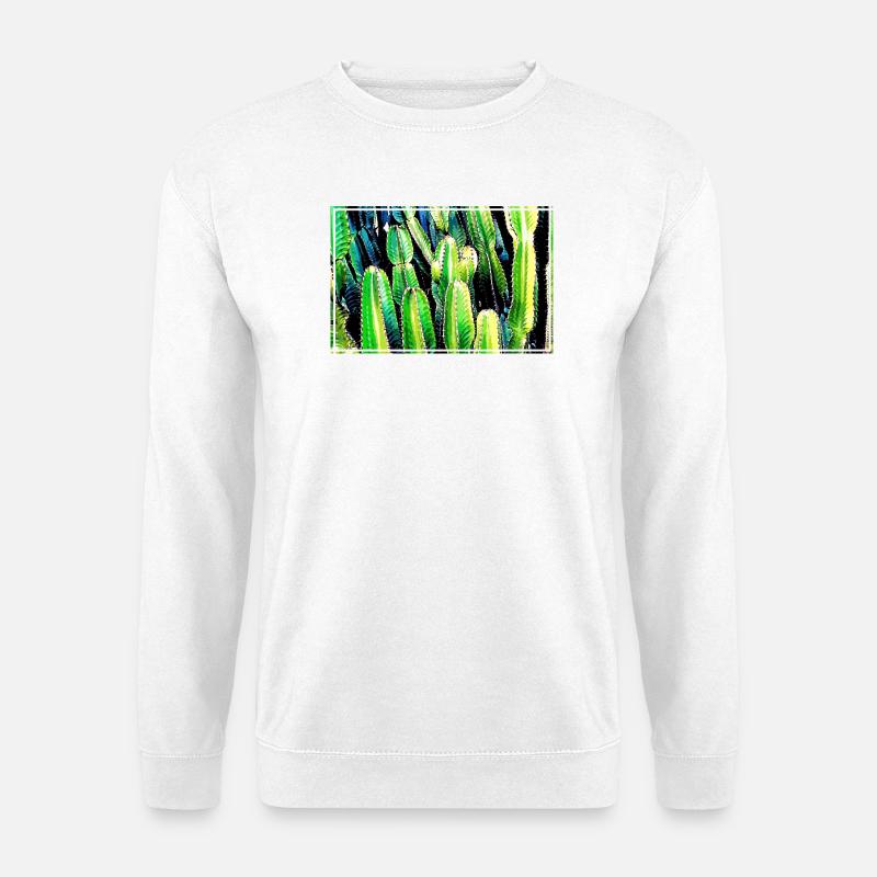 Kaktus - Unisex Pullover - Weiß