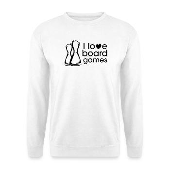 Jeux jeux de société Jeux de société Symbole Chers amis - Sweat-shirt Unisexe - blanc - Devant