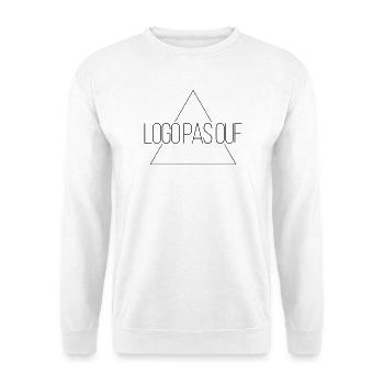 Logo pas ouf - Mais rigolo - Sweat-shirt Unisexe - blanc - Devant