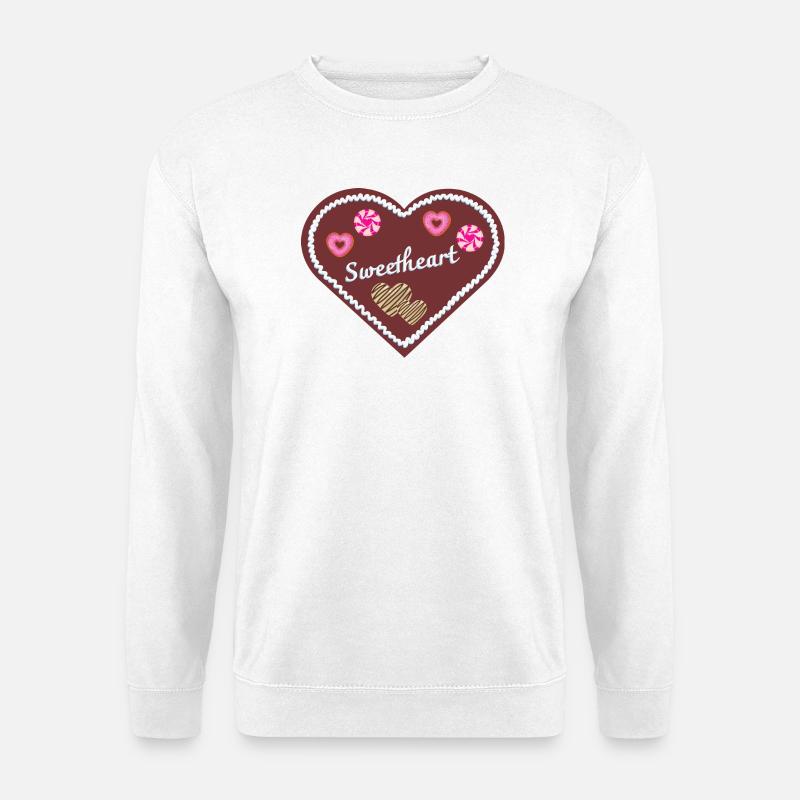 Jahrmarkt-Liebe -Sweetheart - Unisex Pullover - Weiß
