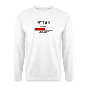 Petit nous en chemin - Sweat-shirt Unisexe - blanc - Devant
