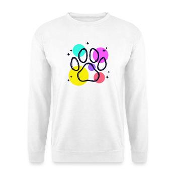 Animaux domestiques, Chien, Animal préféré, Chat, Jouet en peluche - Sweat-shirt Unisexe - blanc - Devant