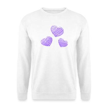 CHRISTMAS. MERRY CHRISTMAS. MERRY CHRISTMAS. NEW YEAR’S DAY - Unisex Sweatshirt - white - Front