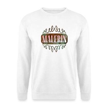 BERUF MALERIN - Unisex Pullover - Weiß - Vorne