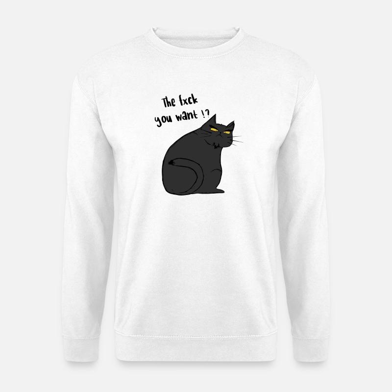 Was willst du? - Unisex Pullover - Weiß