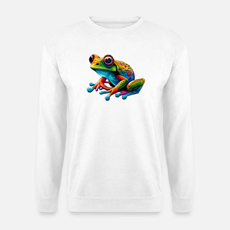 Frosch - Unisex Pullover - Weiß