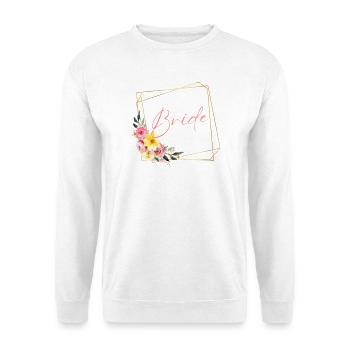 Équipe Bride! Fleurs, personnalisables - Sweat-shirt Unisexe - blanc - Devant