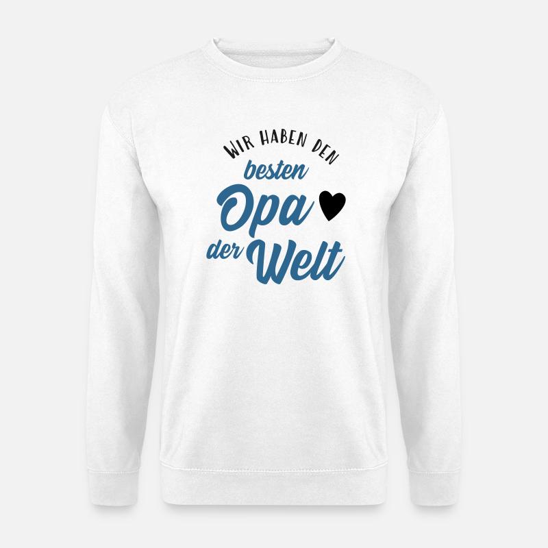 Wir haben den besten Opa der Welt - Unisex Pullover - Weiß