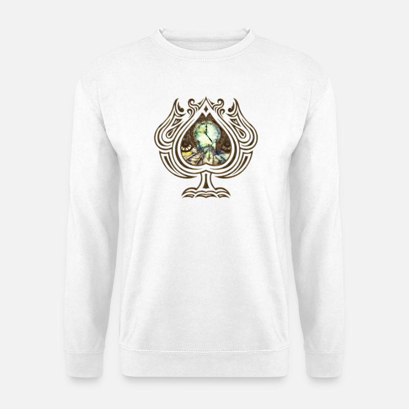 Uhrwerk - Unisex Pullover - Weiß